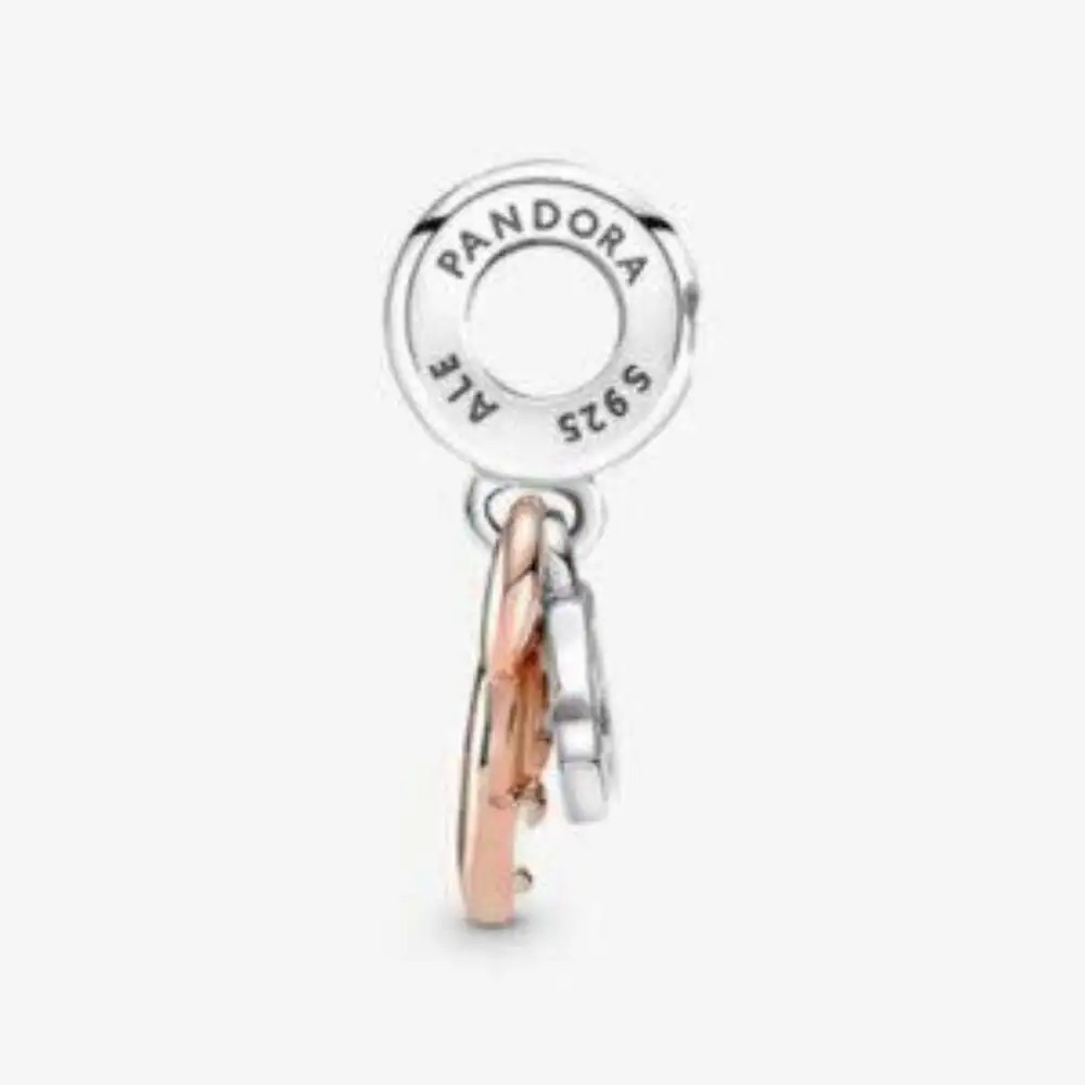 Pandora Mickey Mouse Double Dangle Charm - Picture 2 of 5